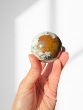 Load image into Gallery viewer, Black Tourmaline in Feldspar Sphere 02
