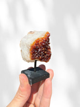 Load image into Gallery viewer, Citrine Cluster on stand 04
