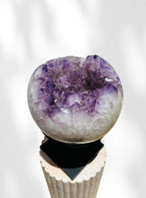 Load image into Gallery viewer, Large Amethyst Sphere on Stand 02
