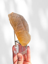 Load image into Gallery viewer, Golden Rutilated Quartz Cluster on stand 05
