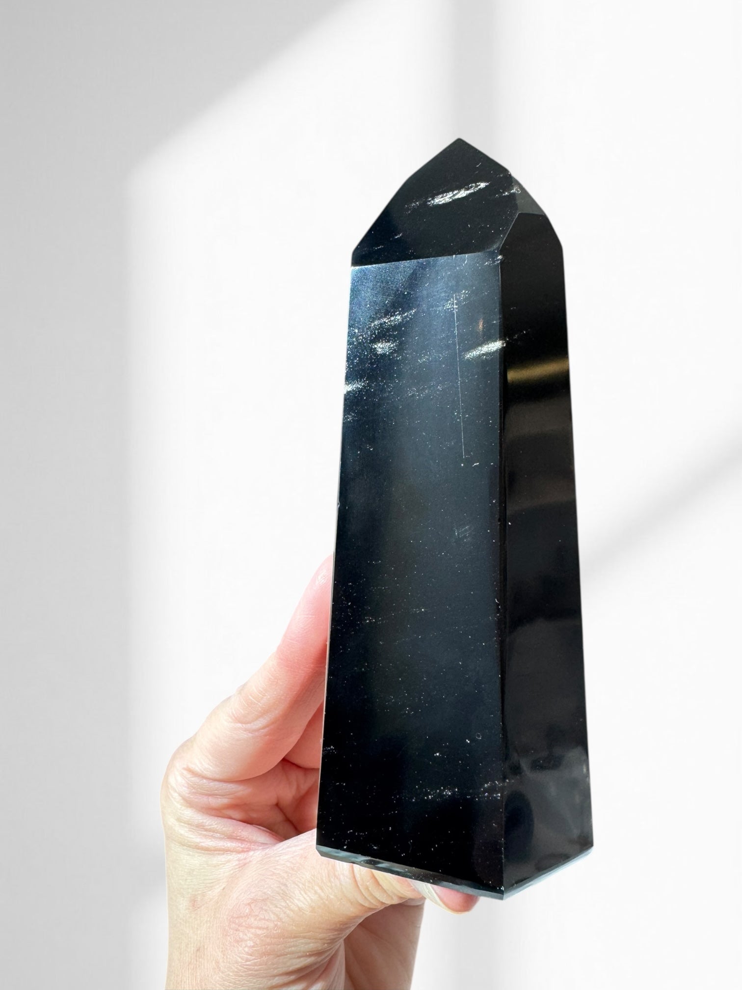 Obsidian Point 11 – Geode + Gem