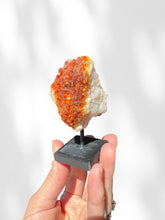 Load image into Gallery viewer, Citrine Cluster on stand 05
