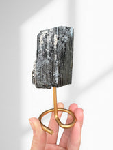 Load image into Gallery viewer, Black Tourmaline 07 (on stand)
