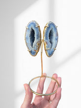 Load image into Gallery viewer, Agate Geode Wings on Stand 08
