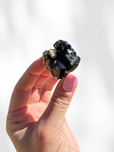 Load image into Gallery viewer, Smokey Quartz Specimen with Hyalite Opal 01
