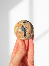 Load image into Gallery viewer, Black Tourmaline in Feldspar Sphere 01
