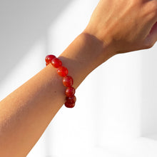 Load image into Gallery viewer, Red Carnelian Bracelet
