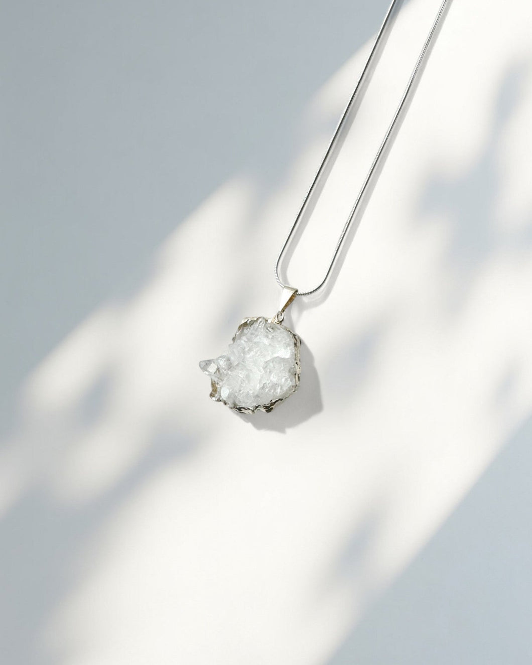 Clear Quartz Cluster Pendant