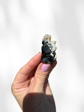 Load image into Gallery viewer, Smokey Quartz Specimen with Hyalite Opal 03
