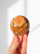 Load image into Gallery viewer, Calcite with Blue Apatite Sphere 03
