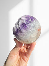 Load image into Gallery viewer, Amethyst + Agate Druzy Sphere 07

