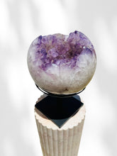 Load image into Gallery viewer, Large Amethyst Sphere on Stand 02
