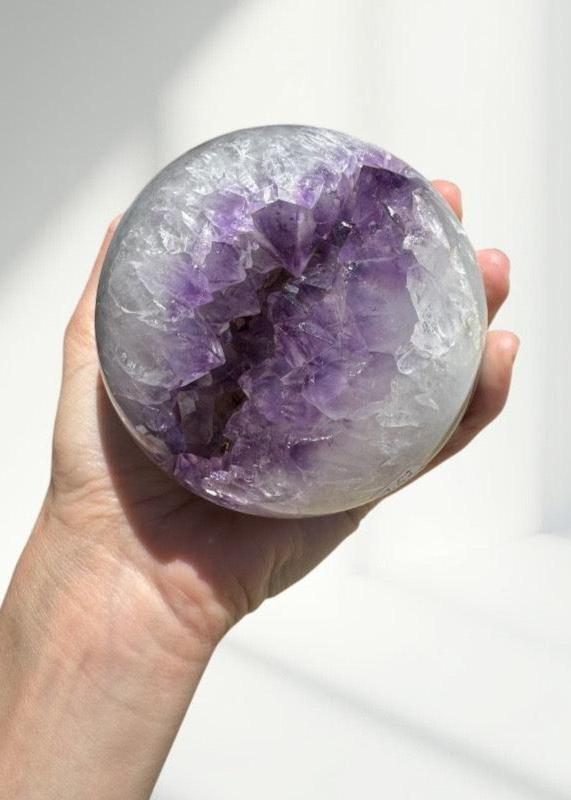 Amethyst Druzy Sphere 01