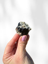 Load image into Gallery viewer, Smokey Quartz Specimen with Hyalite Opal 02
