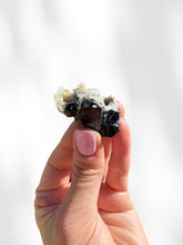 Load image into Gallery viewer, Smokey Quartz Specimen with Hyalite Opal 03
