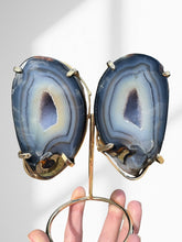 Load image into Gallery viewer, Agate Geode Wings on Stand 03
