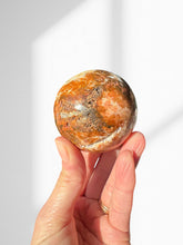 Load image into Gallery viewer, Calcite with Blue Apatite Sphere 02
