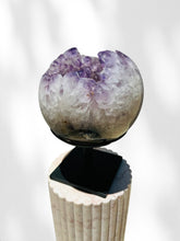 Load image into Gallery viewer, Large Amethyst Sphere on Stand 02
