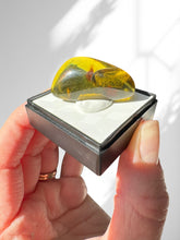 Load image into Gallery viewer, Green Amber Ethiopian Polished Specimen Piece

