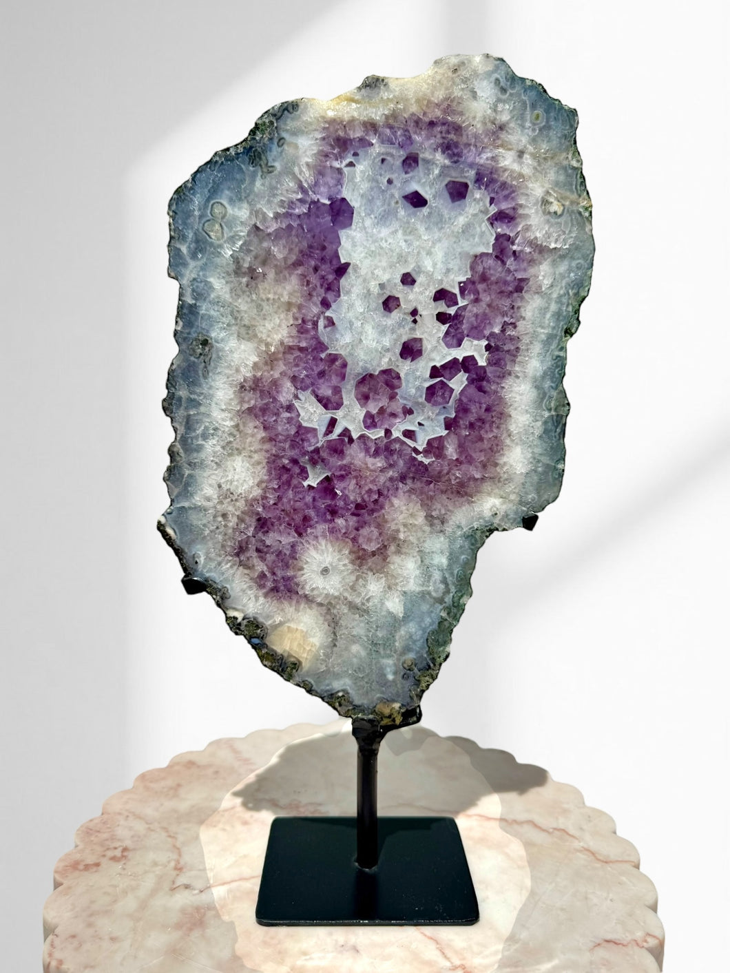 Amethyst Slab on Stand 08