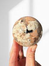 Load image into Gallery viewer, Black Tourmaline in Feldspar Sphere 03

