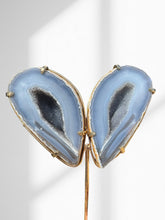 Load image into Gallery viewer, Agate Geode Wings on Stand 05
