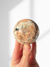 Load image into Gallery viewer, Black Tourmaline in Feldspar Sphere 03
