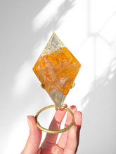 Load image into Gallery viewer, Golden Healer Diamond on stand 01
