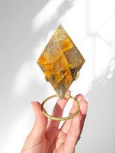Load image into Gallery viewer, Golden Healer Diamond on stand 02
