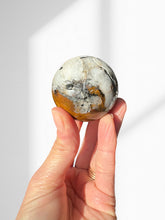 Load image into Gallery viewer, Black Tourmaline in Feldspar Sphere 02
