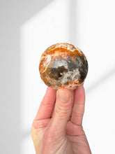 Load image into Gallery viewer, Calcite with Blue Apatite Sphere 01

