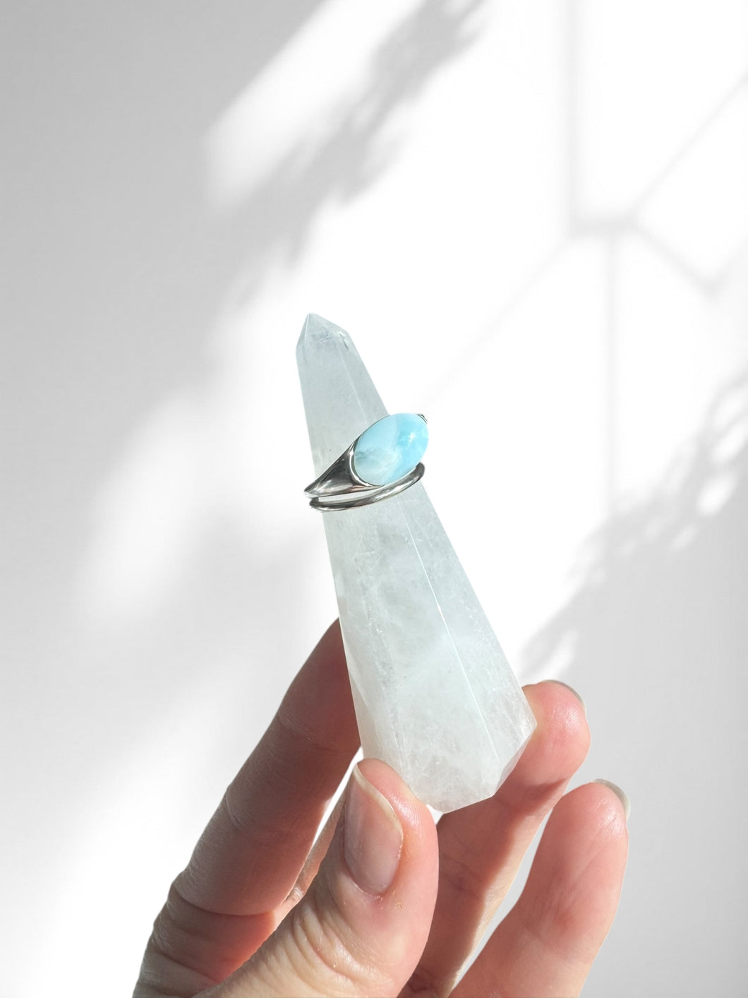 Larimar Ring | Sterling Silver