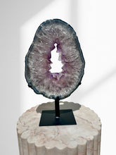 Load image into Gallery viewer, Large Amethyst Slice on Stand 13
