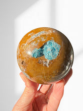 Load image into Gallery viewer, Calcite with Blue Apatite Sphere 06

