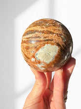 Load image into Gallery viewer, Calcite with Blue Apatite Sphere 05
