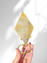 Load image into Gallery viewer, Golden Healer Diamond on stand 04
