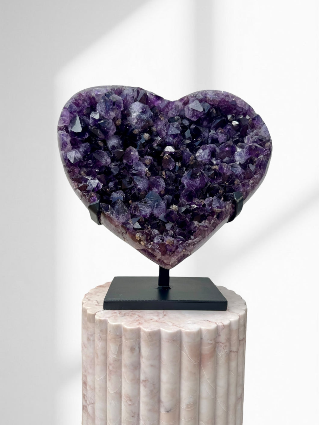 Large Amethyst Heart 04