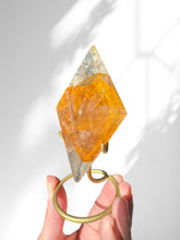 Load image into Gallery viewer, Golden Healer Diamond on stand 01
