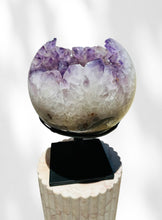 Load image into Gallery viewer, Large Amethyst Sphere on Stand 02
