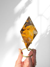 Load image into Gallery viewer, Golden Healer Diamond on stand 06

