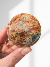 Load image into Gallery viewer, Calcite with Blue Apatite Sphere 01
