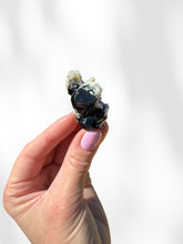 Load image into Gallery viewer, Smokey Quartz Specimen with Hyalite Opal 03
