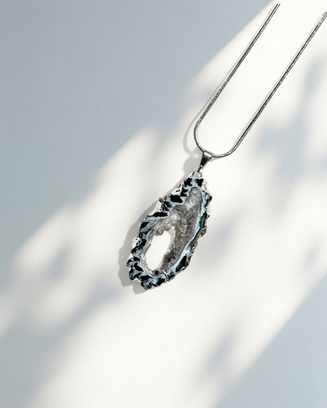 Agate Slice Pendant
