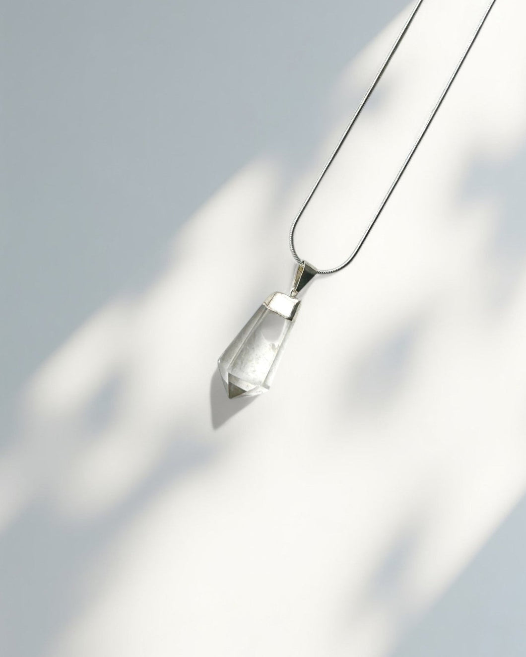 Clear Quartz Point Pendant 02