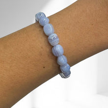 Load image into Gallery viewer, Blue Lace Agate Bracelet
