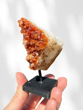 Load image into Gallery viewer, Citrine Cluster on stand 01
