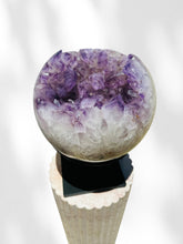 Load image into Gallery viewer, Large Amethyst Sphere on Stand 02
