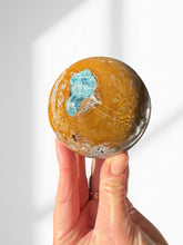 Load image into Gallery viewer, Calcite with Blue Apatite Sphere 06
