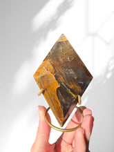 Load image into Gallery viewer, Golden Healer Diamond on stand 05
