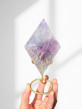Load image into Gallery viewer, Phantom Amethyst Diamond on stand 01
